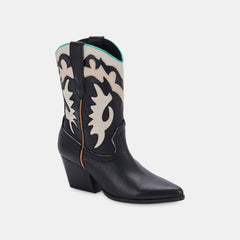 LANDEN BOOTS BLACK LEATHER - re:vita