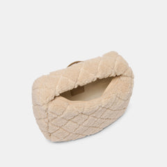 FRANKIE HANDBAG NATURAL PLUSH