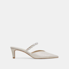 KANIKA PEARL MID HEELS VANILLA PEARLS - re:vita