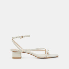 KARLOS SANDALS BONE LEATHER