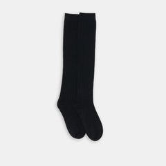 KNEE HIGH SOCKS BLACK