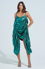 SMOOTH OPERATOR RUCHED MIDI DRESS