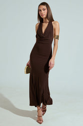 DRIP DRIP SLINKY MAXI DRESS