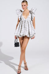 THAT GIRL TWEED MINI DRESS