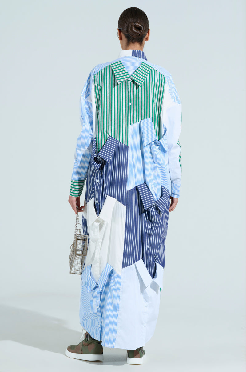 NOT YOUR BOYFRIENDS SHIRT MAXI DRESS