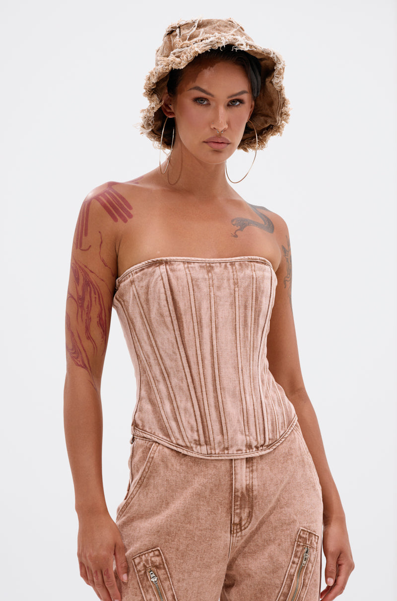 NEW ITEM DENIM CORSET