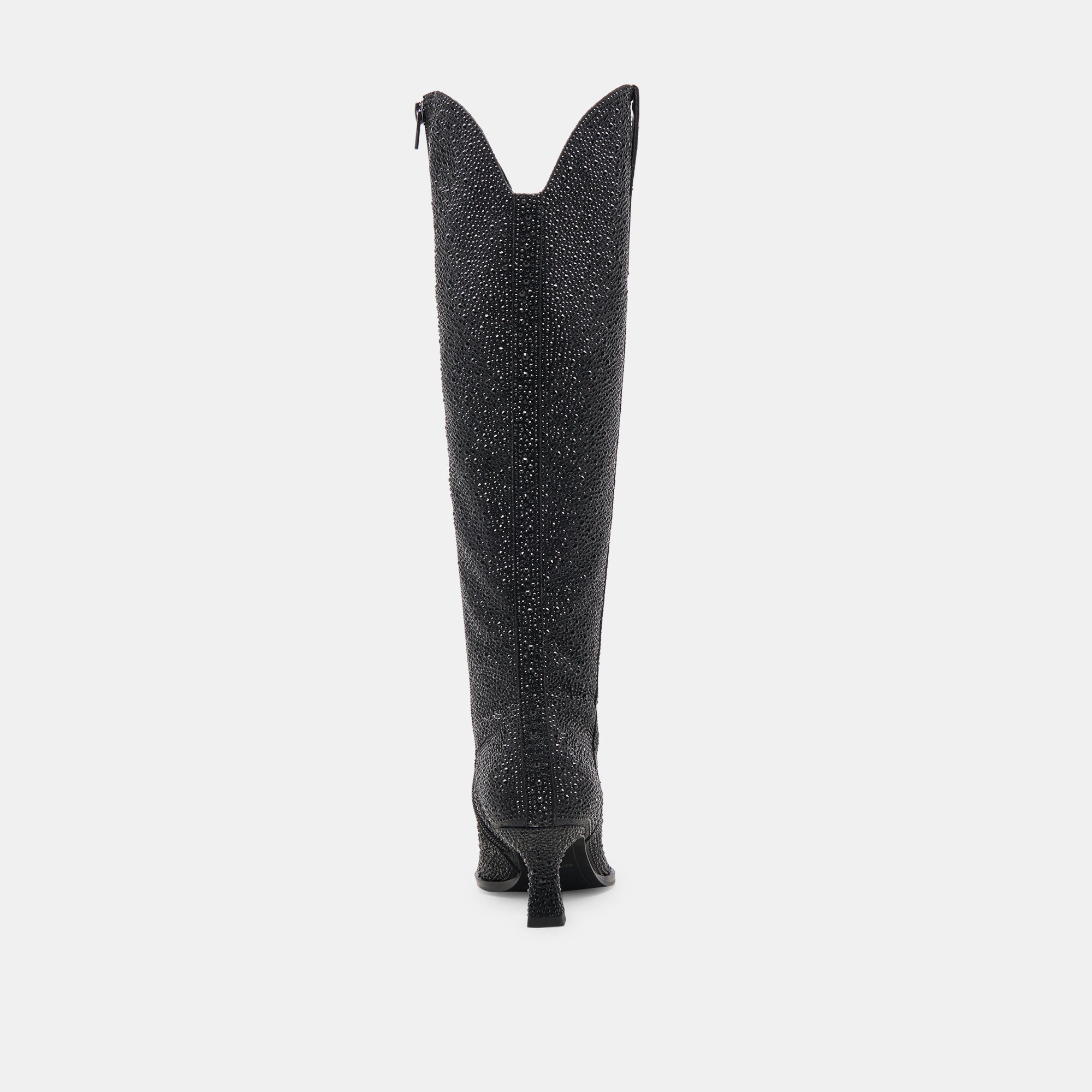 ARIANA CRYSTAL BOOTS BLACK METALLIC CRYSTAL