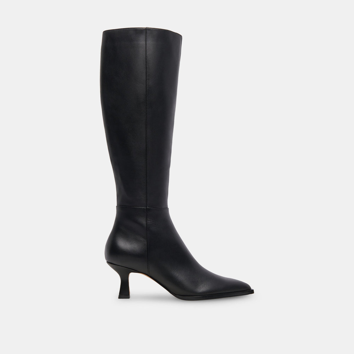 AUGGIE WIDE CALF BOOTS BLACK LEATHER - re:vita