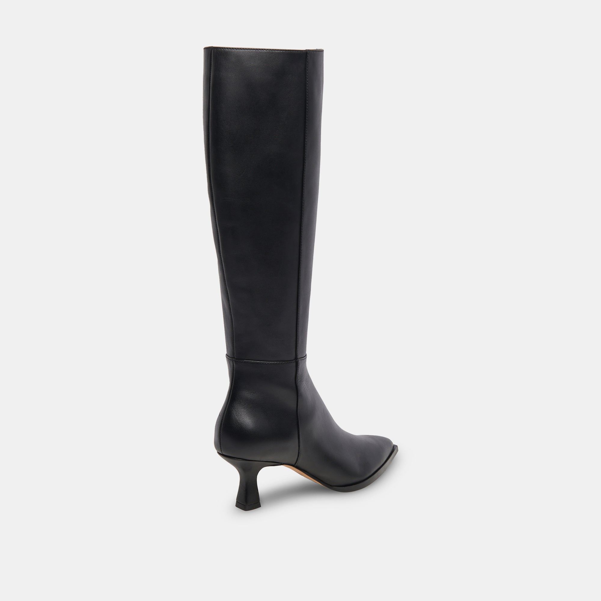 AUGGIE WIDE CALF BOOTS BLACK LEATHER - re:vita