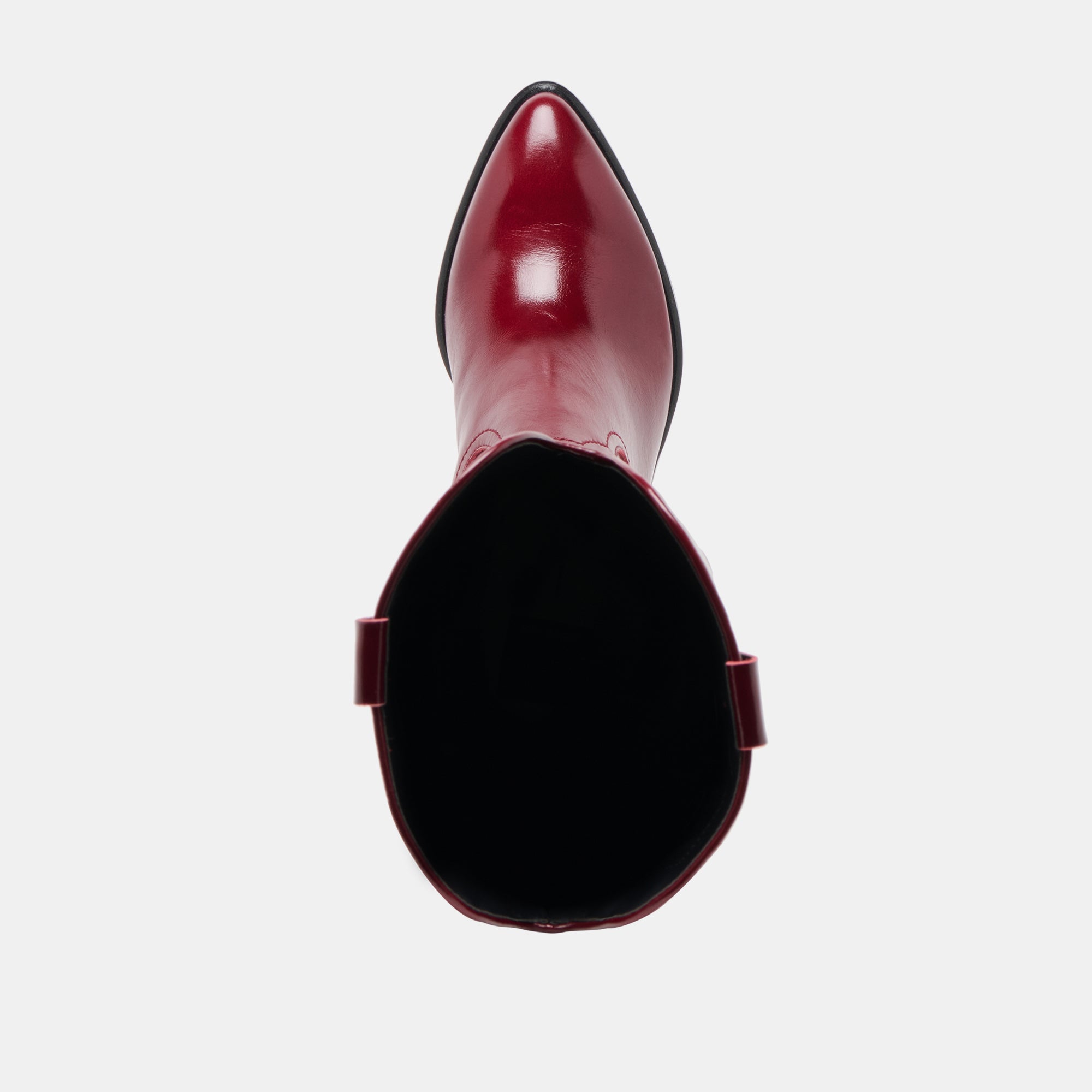 MIRLA EXTRA WIDE CALF BOOTS OXBLOOD LEATHER
