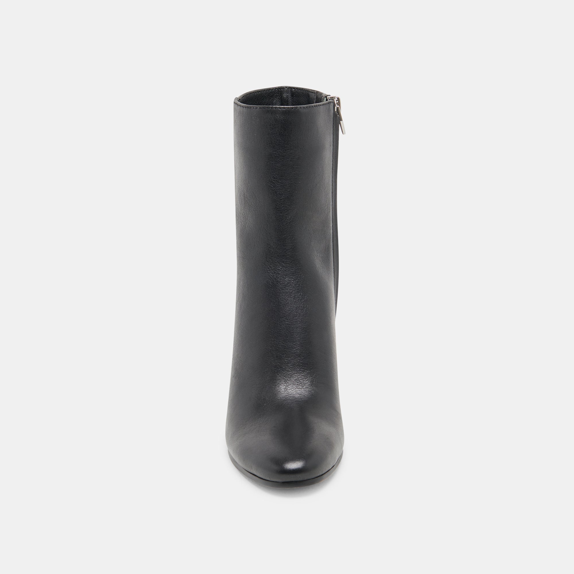 SUZY WIDE BOOTIES BLACK LEATHER