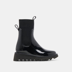 TROPIC H2O BOOTS MIDNIGHT PATENT STELLA - re:vita