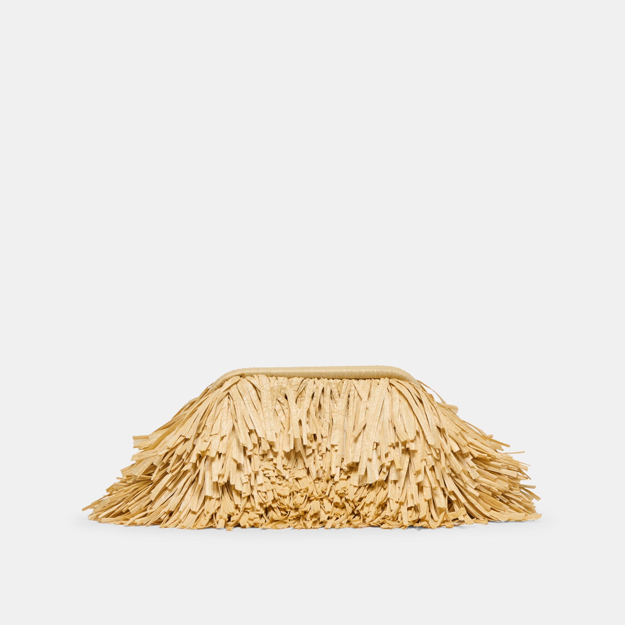 SERINA CLUTCH NATURAL RAFFIA