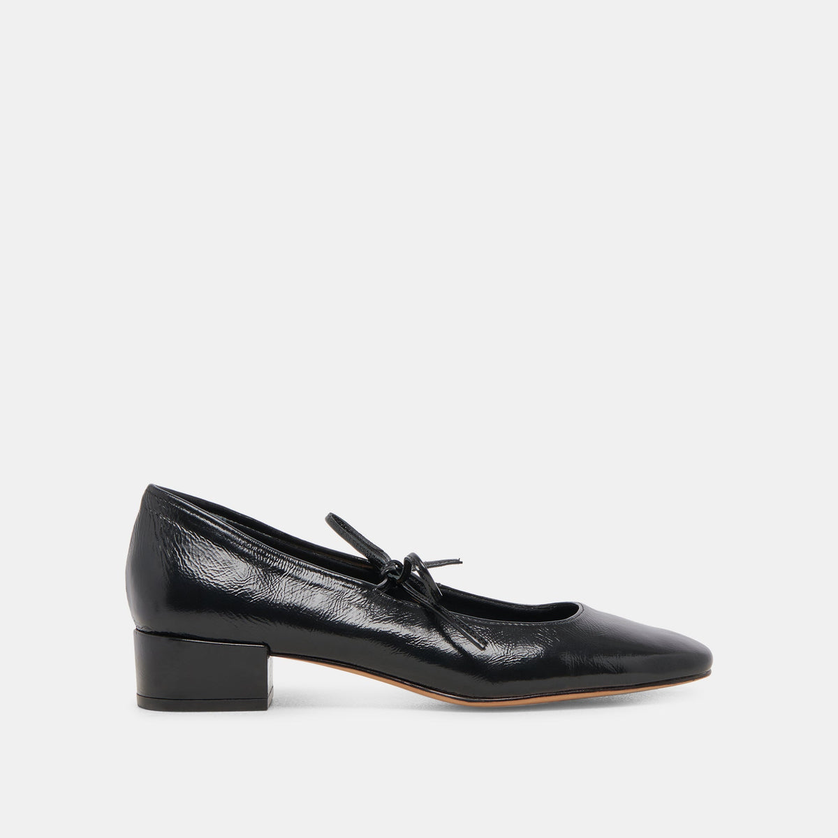ARDIEN HEELS MIDNIGHT CRINKLE PATENT - re:vita