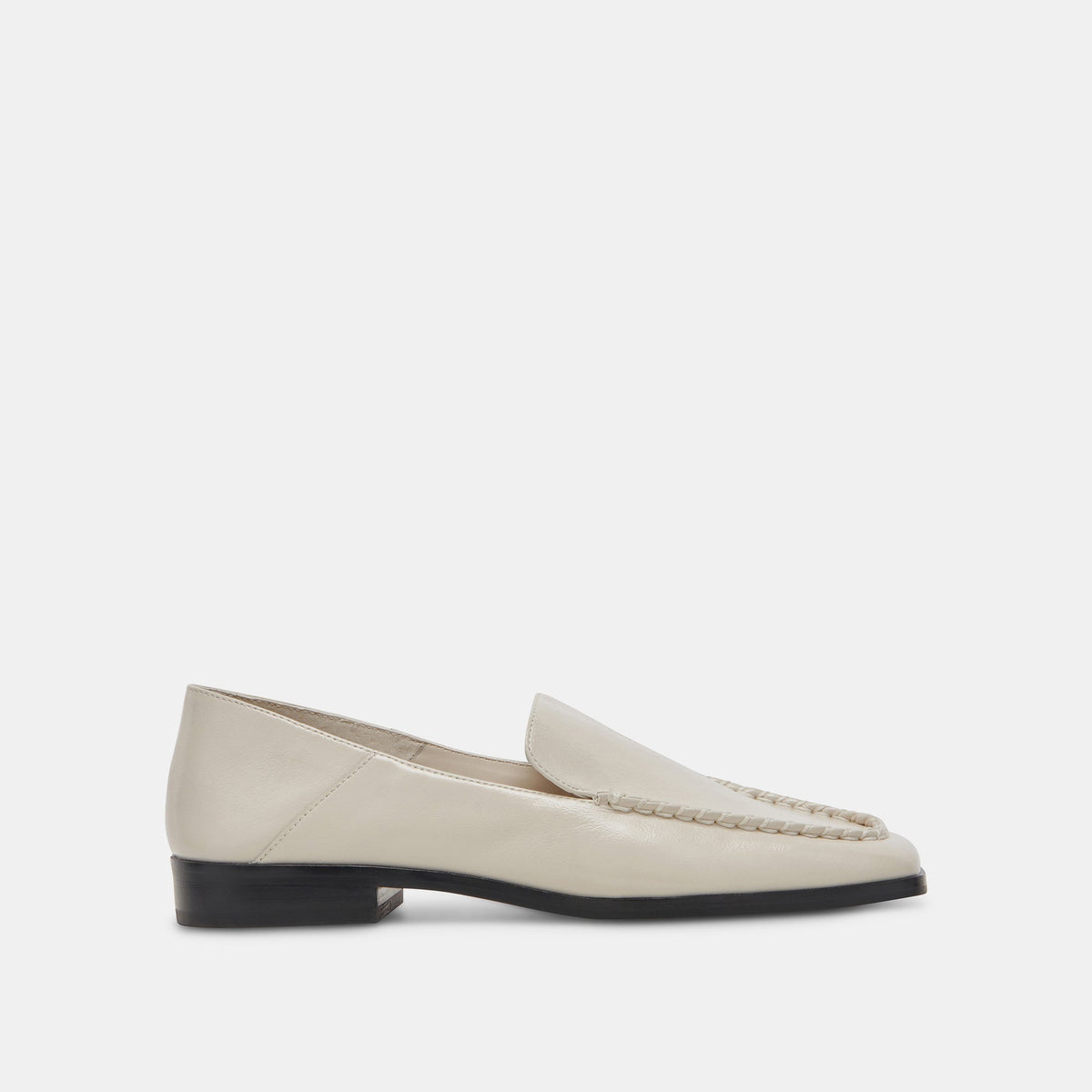 BENY FLATS IVORY CRINKLE PATENT - re:vita