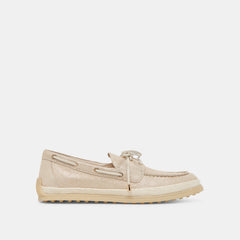 DORIS LOAFERS TAUPE METALLIC WOVEN - TAUPE METALLIC WOVEN / 7.5 / V296 - re:vita