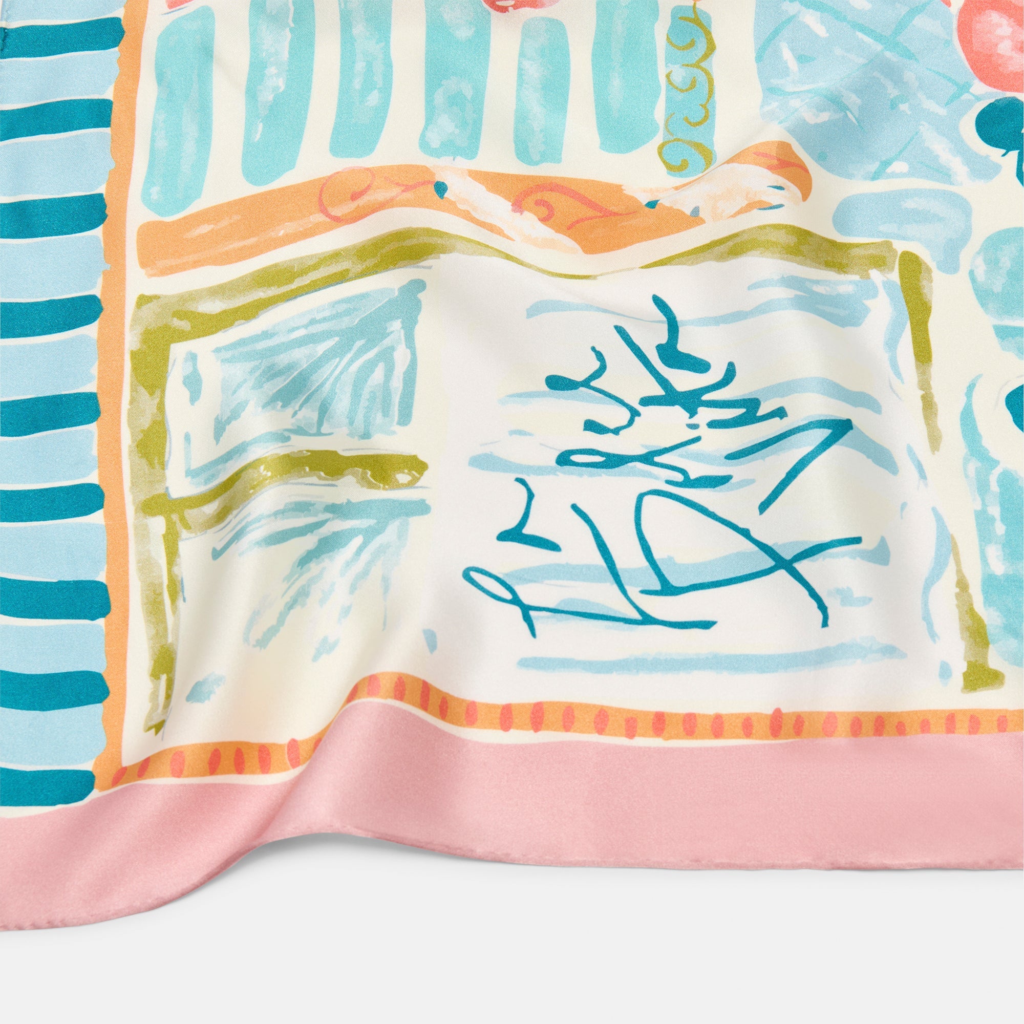 LA DOLCE VITA SCARF PASTEL MULTI