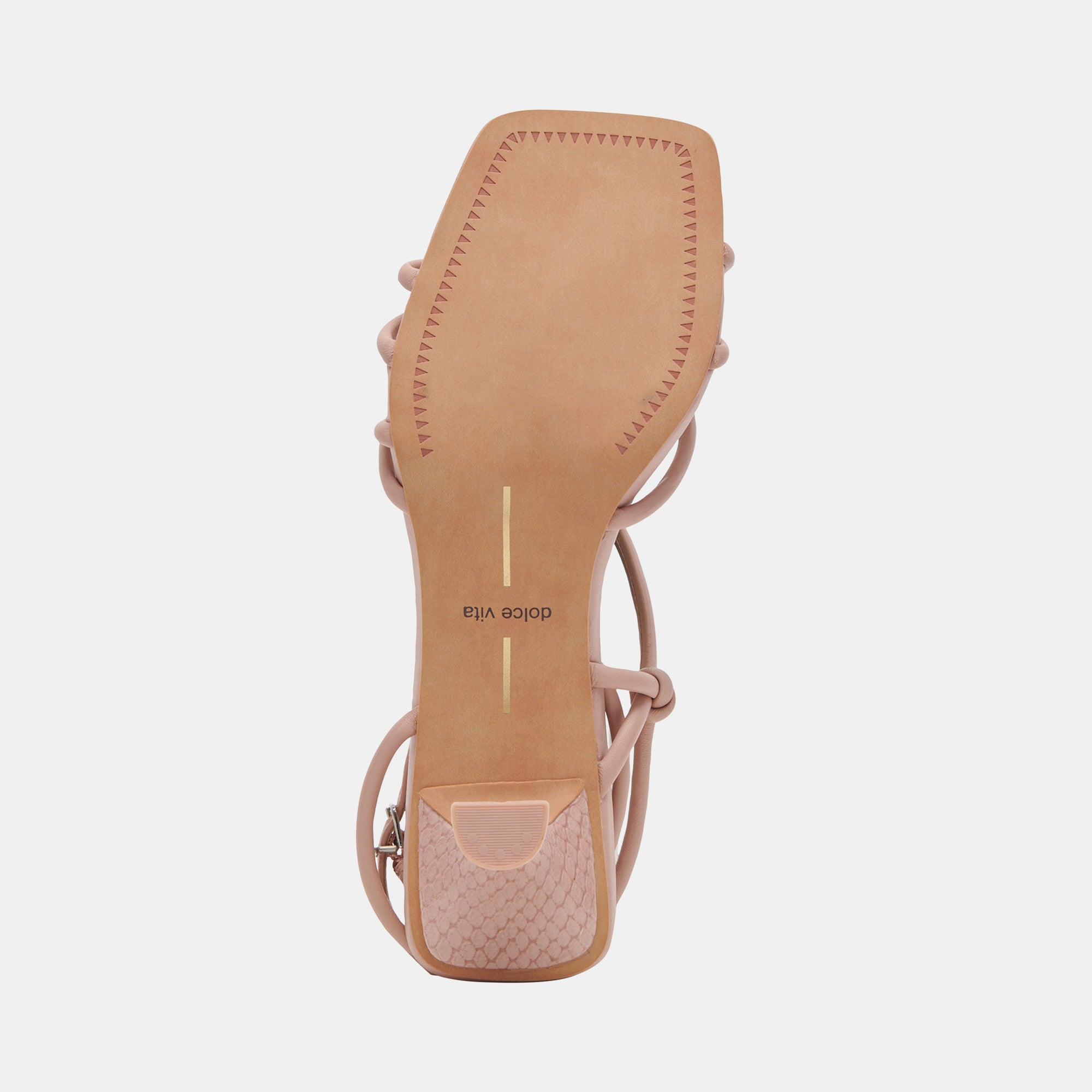 BEV HEELS ROSE LEATHER - re:vita