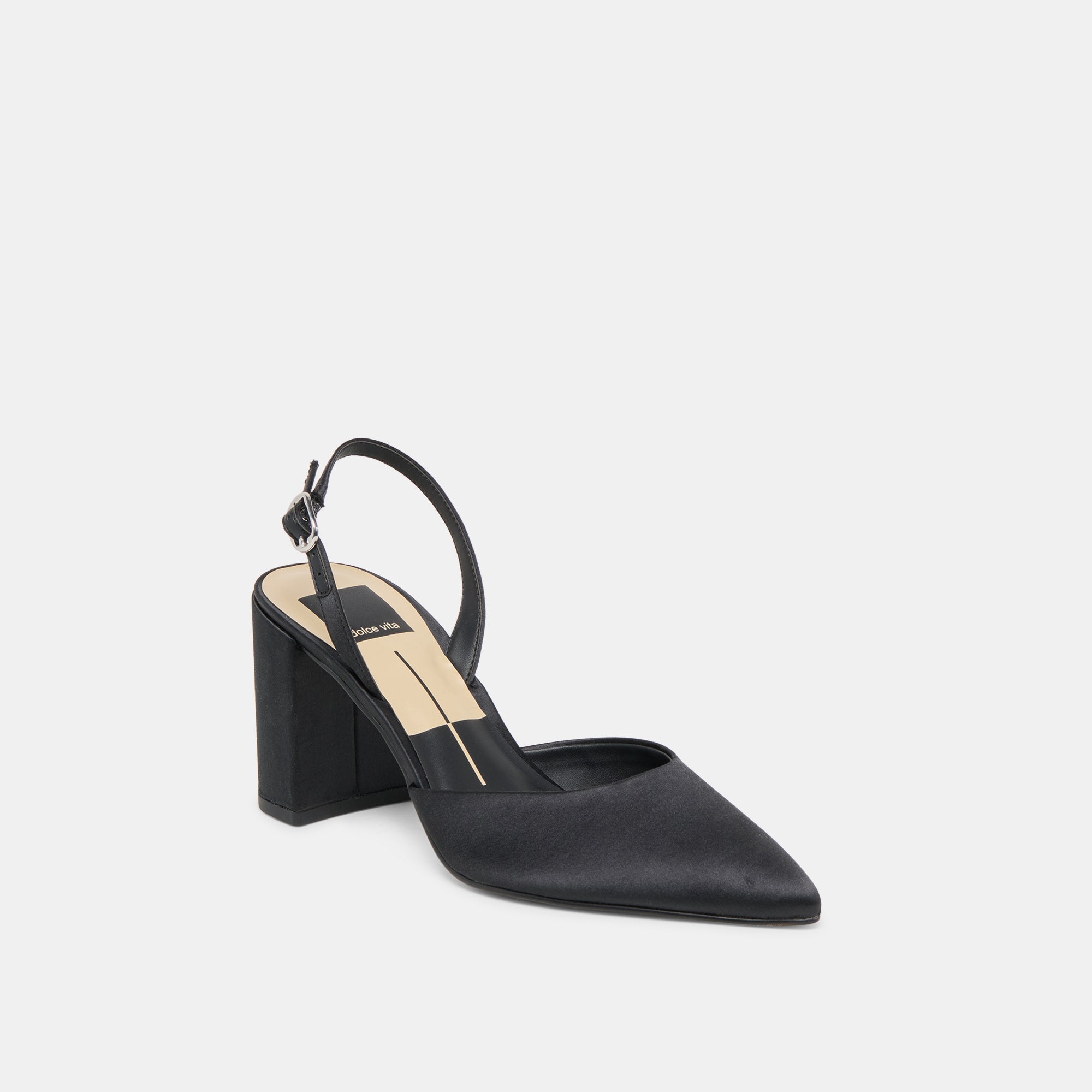 CAREL HIGH HEELS ONYX SATIN