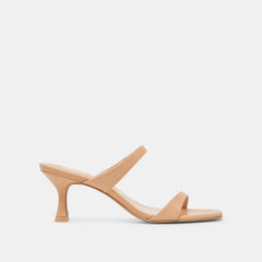 GENORA HEELS CAFE LEATHER - re:vita