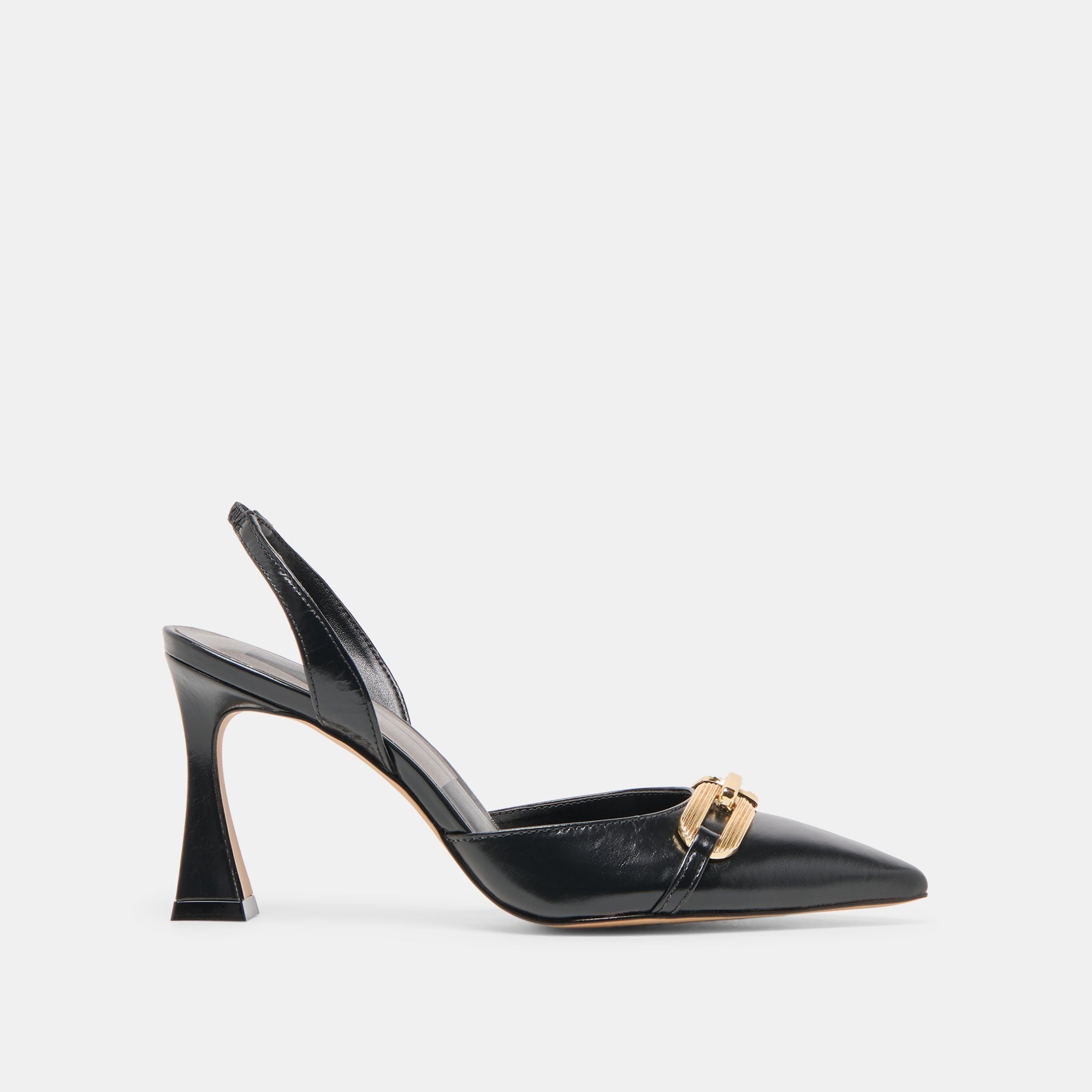 MALIK HEELS MIDNIGHT CRINKLE PATENT - re:vita