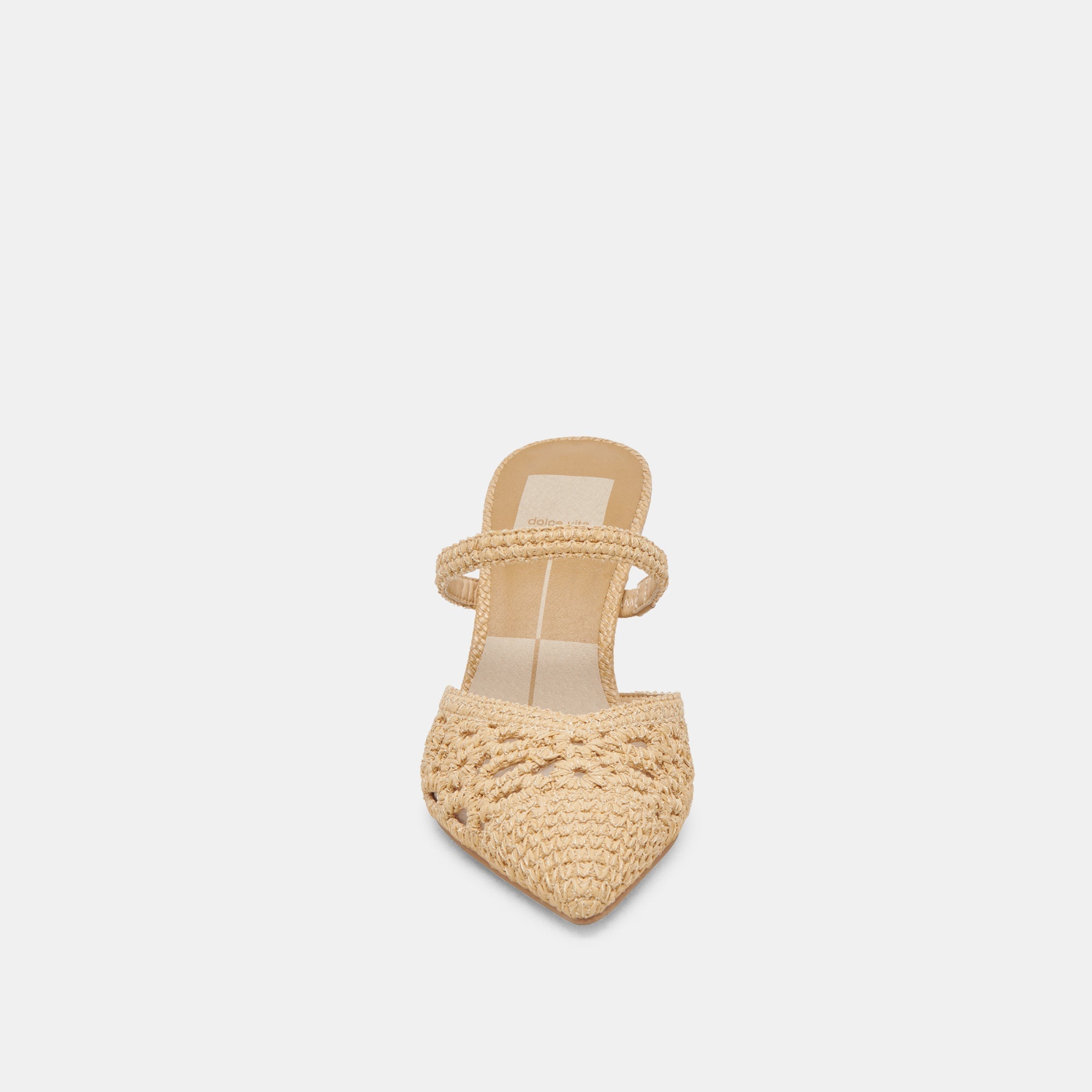 NASSAU HEELS NATURAL RAFFIA - re:vita