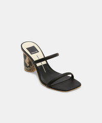 NOLES HEELS BLACK - re:vita