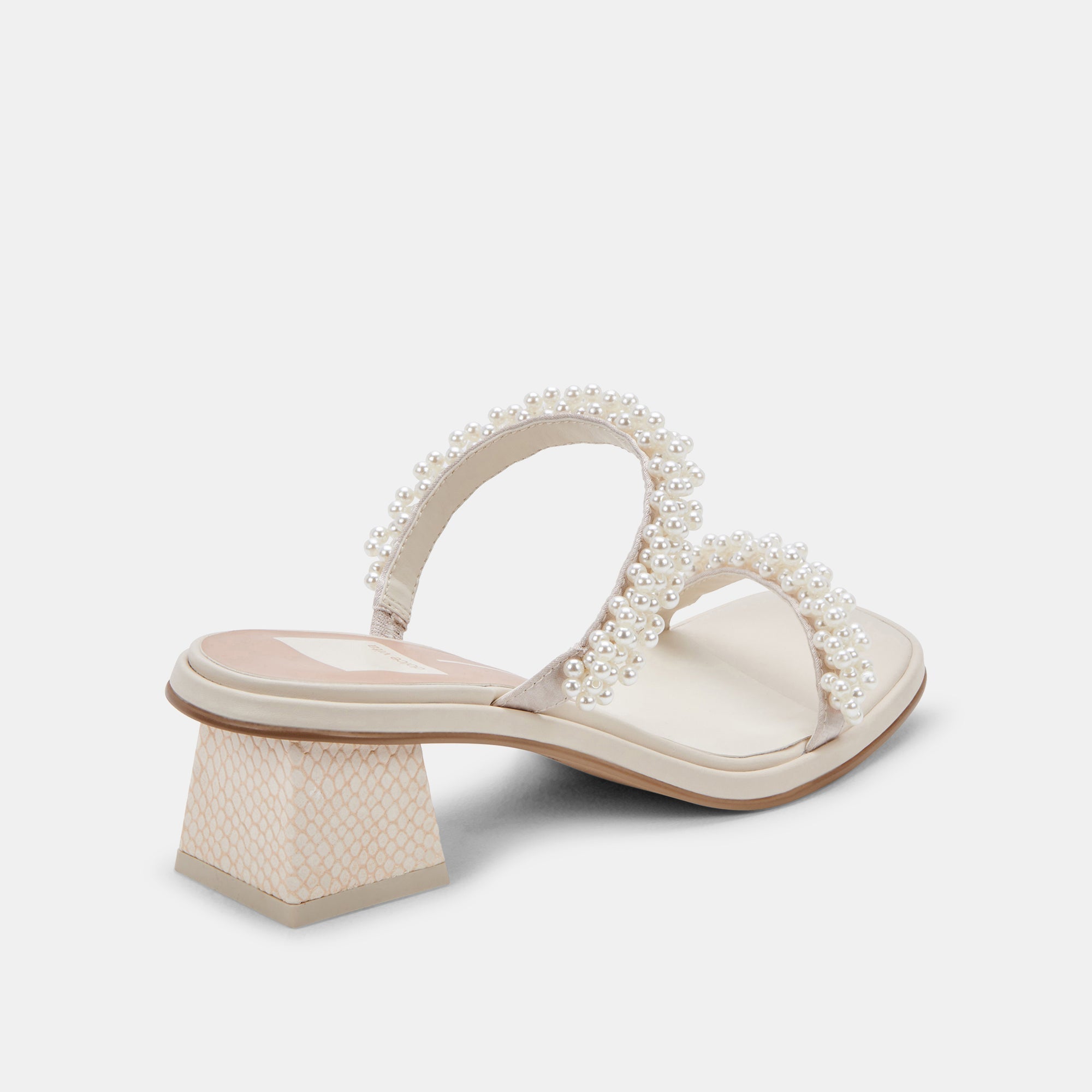 RIVER PEARL HEELS VANILLA PEARLS - re:vita