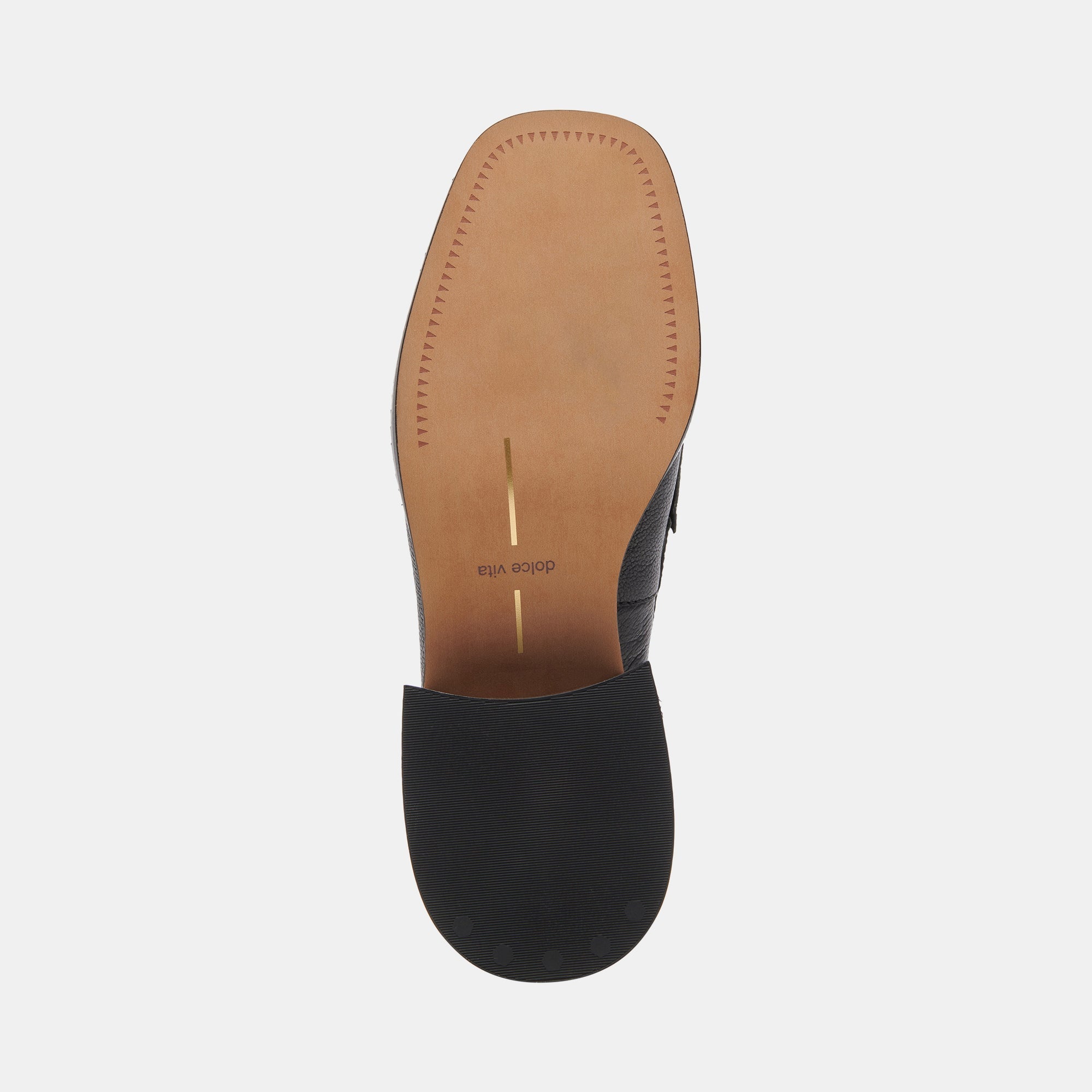 TALIE LOAFERS ONYX EMBOSSED LEATHER - re:vita