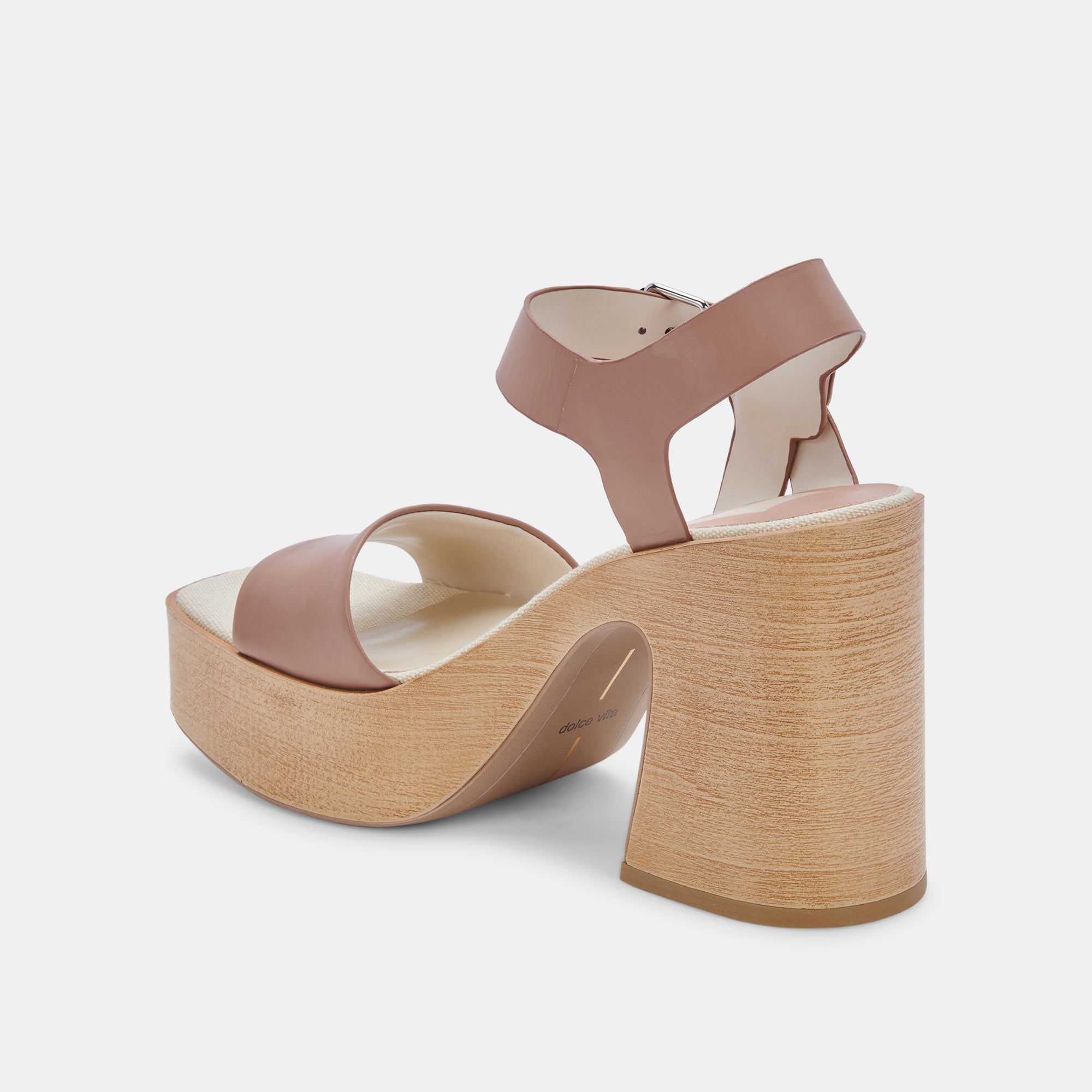 WALLIS HEELS CAFE LEATHER - re:vita