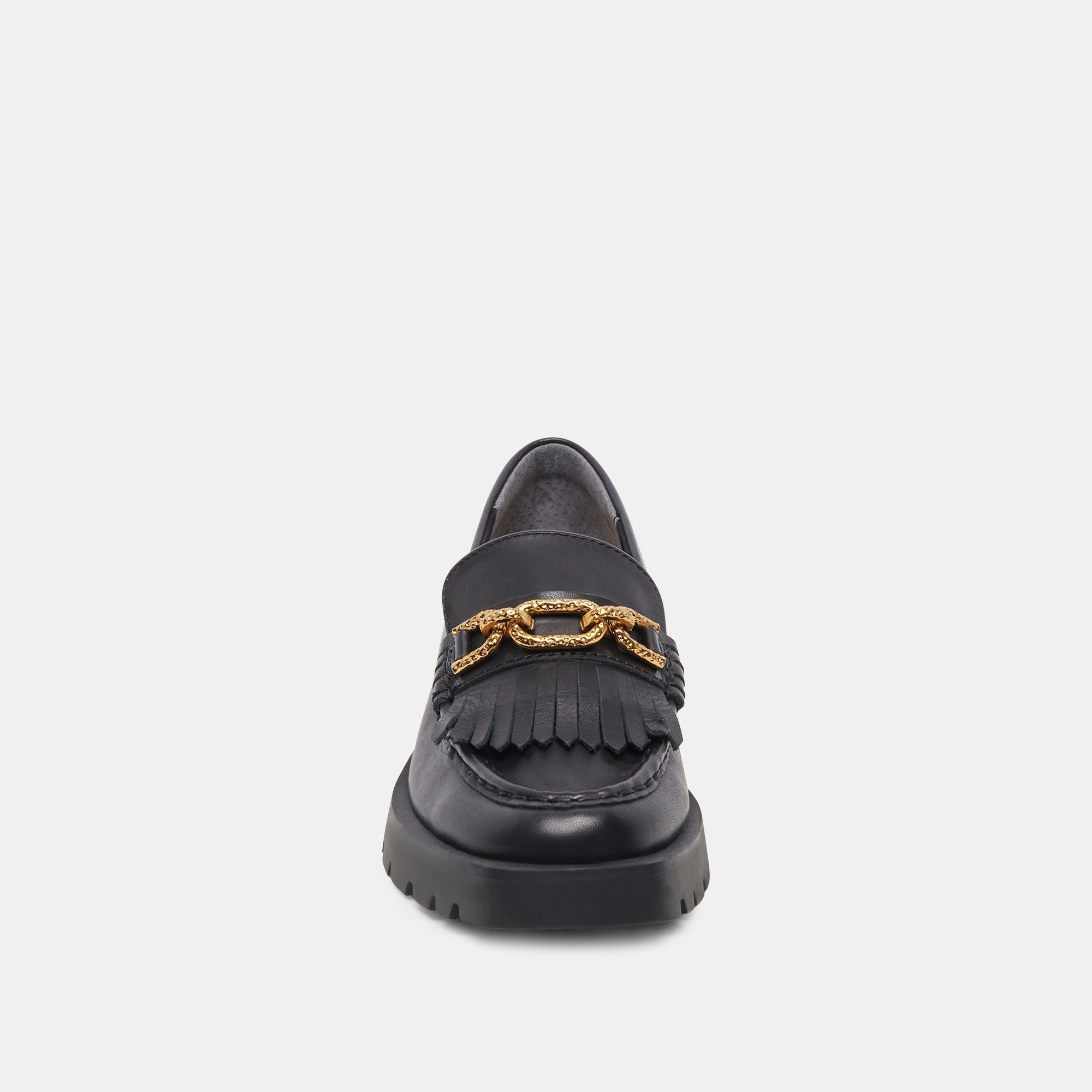 ERNA WIDE FLATS BLACK LEATHER - re:vita