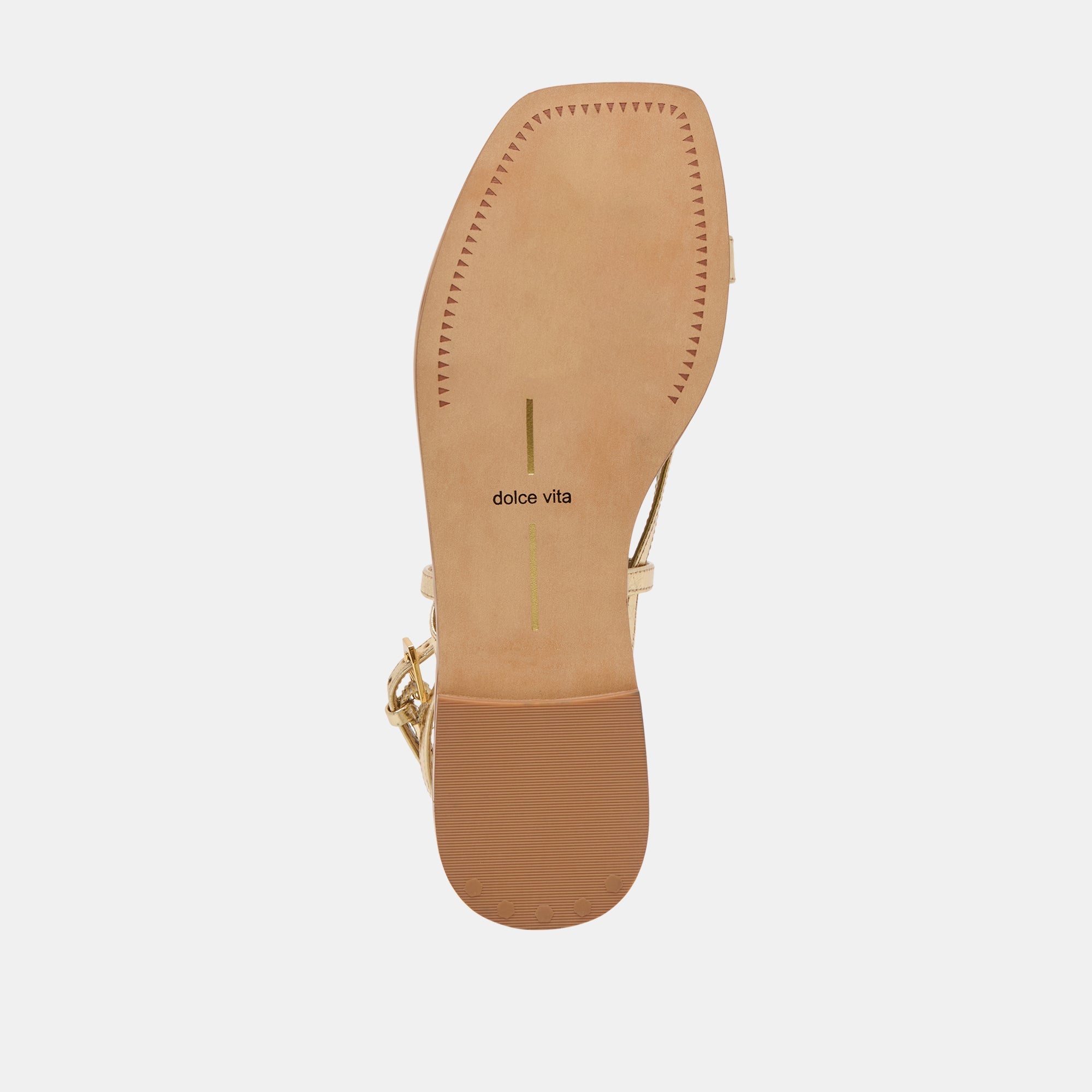 TYRICE SANDALS GOLD LEATHER