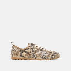 VIPER SNEAKERS SNAKE PRINT + PEARL CHARM BUNDLE
