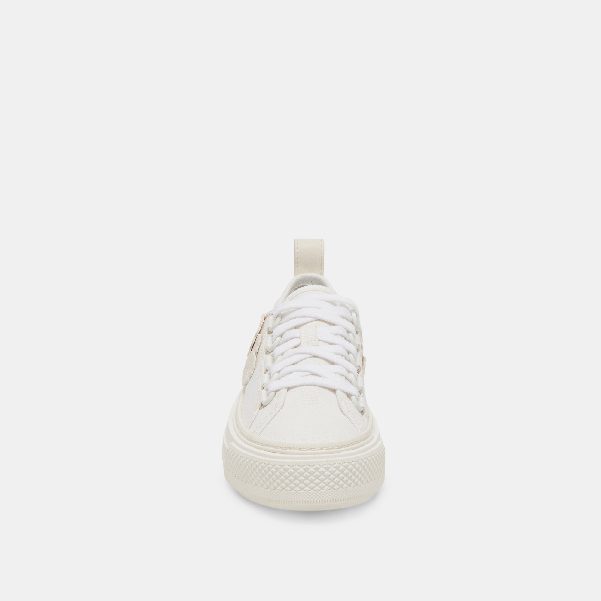 ROBBIN SNEAKERS WHITE CANVAS - re:vita