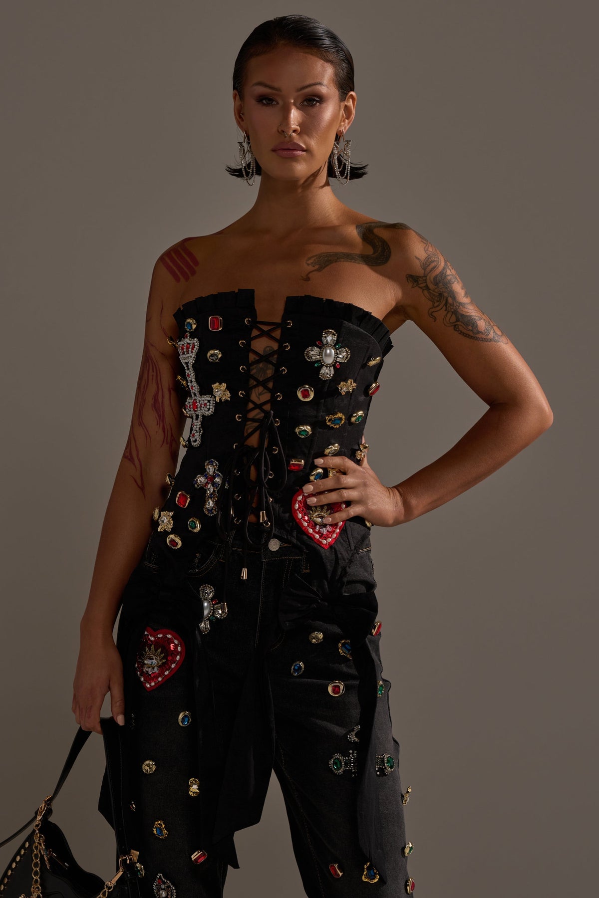 MAEVE EMBELLISHED CORSET