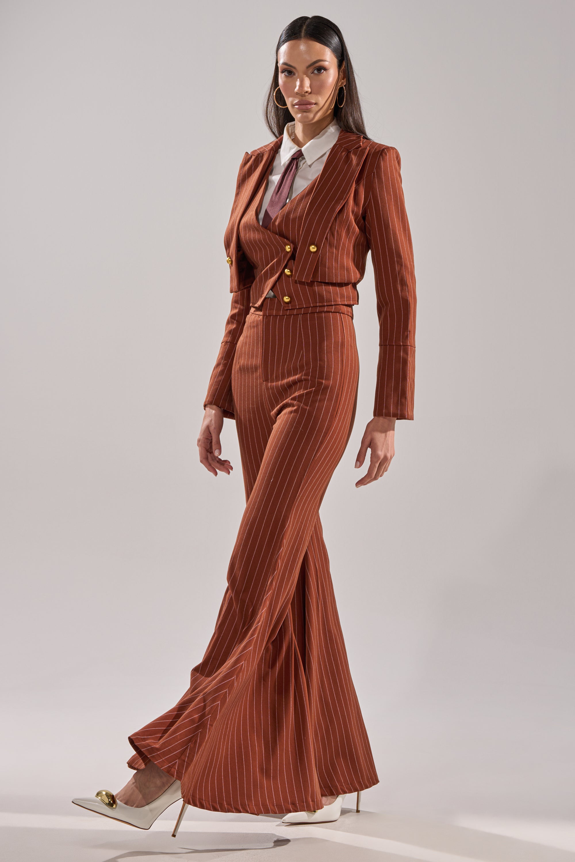 BUSINESS FIRST STRIPE BLAZER