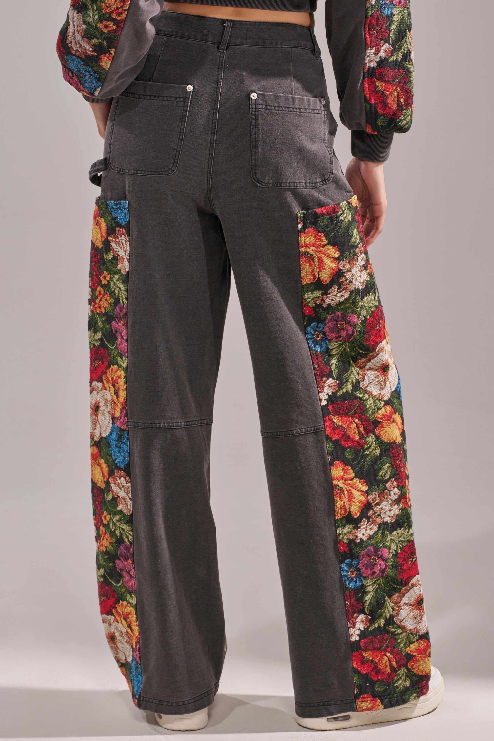 TRY ME FLORAL DENIM