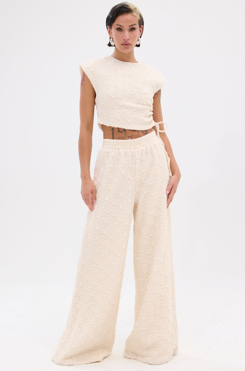 SYDNEY TEXTURED PALAZZO PANT