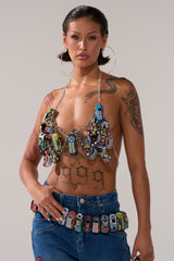 I GO FAST RACE CAR BODY CHAIN