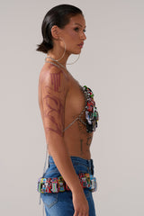 I GO FAST RACE CAR BODY CHAIN