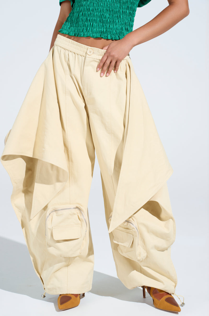 DO THE MOST TIE FRONT PANT