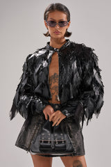 AVANT GARDE LASER CUT BOMBER