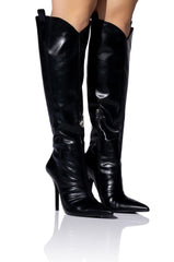 CUTE GENES DENIM STILETTO BOOT