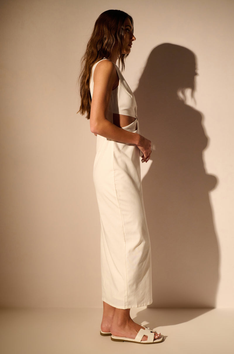 SOFIA LINEN MAXI DRESS