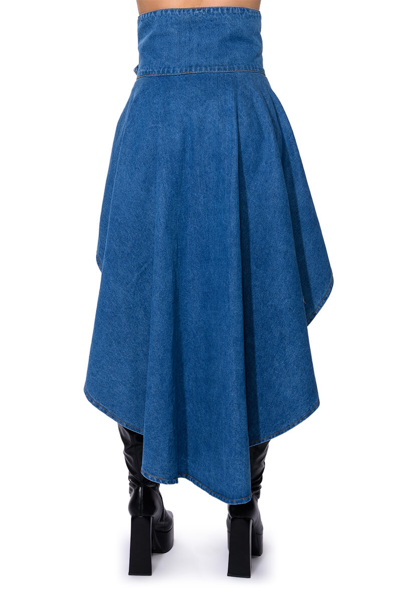 WALK ON THE WILD SIDE DENIM WAIST BELT